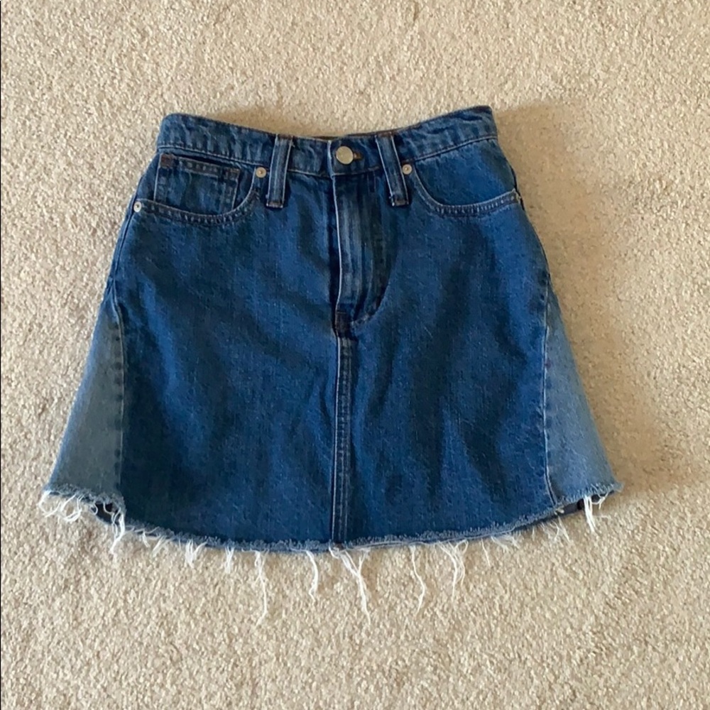 Madewell Jean Skirt